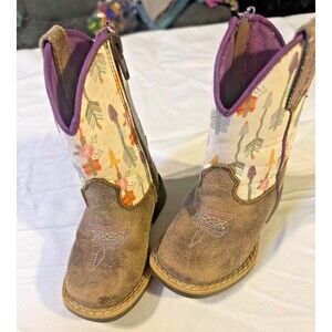 Boho Girls Toddler Cowgirl Boots Cowboy Twister Size 4 Western Products Sweet